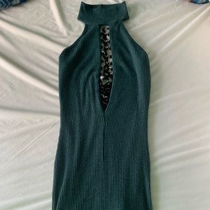 Olive Green Party dress